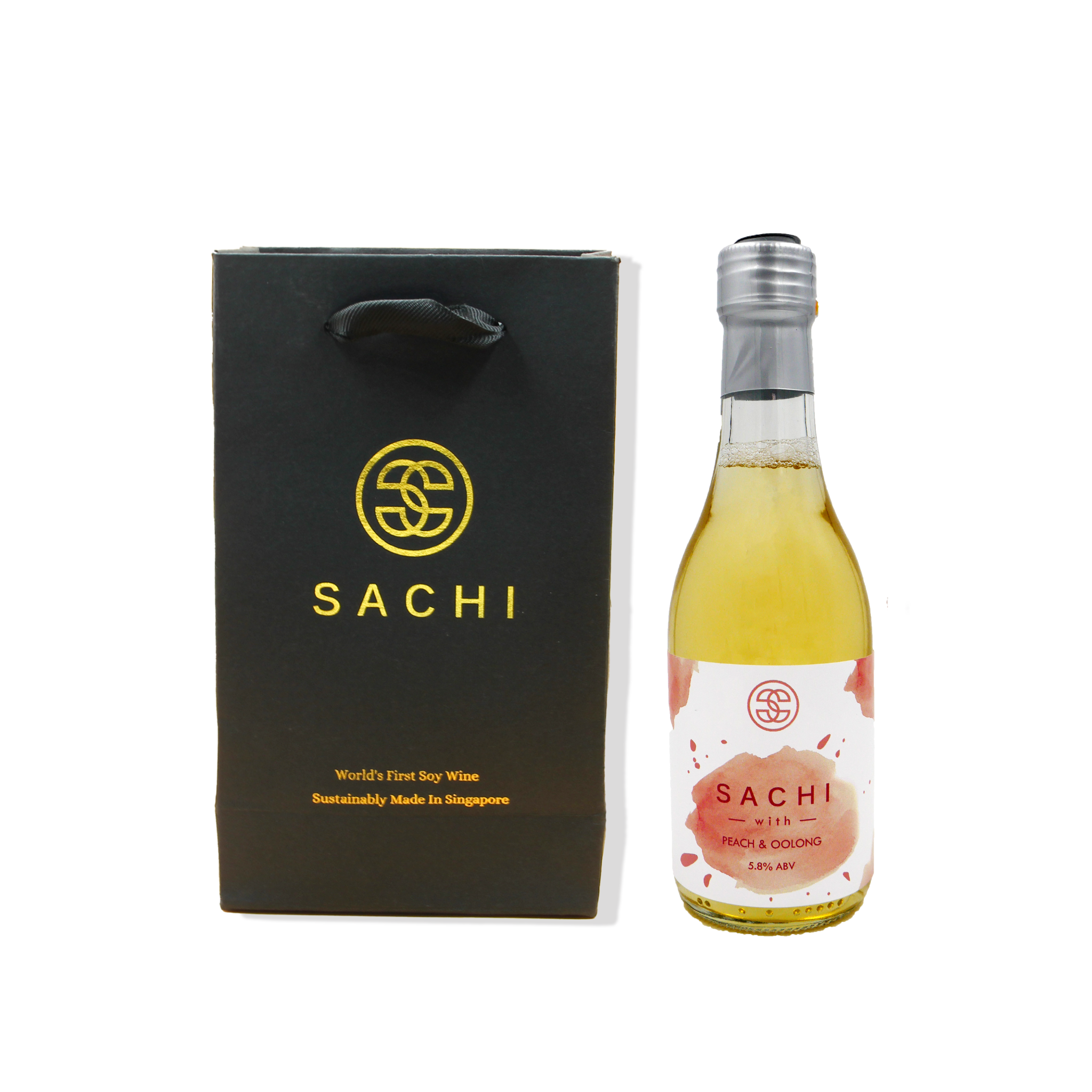 Sachi Soy Wine - Peach & Oolong (187mL) – S A C H I 🍷