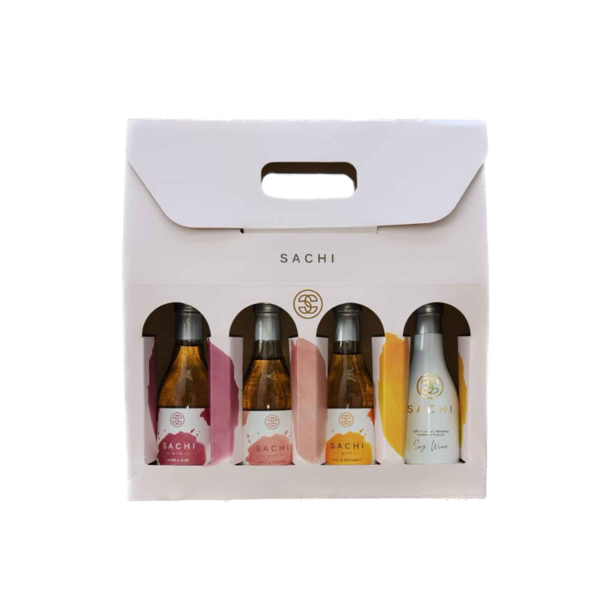 Sachi Soy Wine Sampler Gift Set ( 4 x 187mL Assorted Flavours