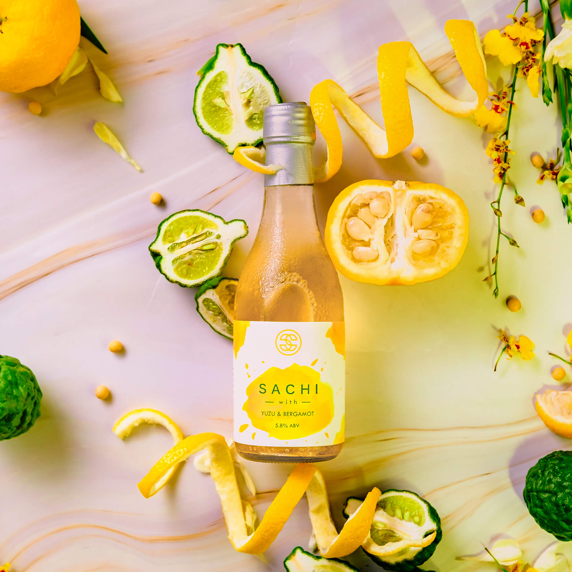 Sachi Soy Wine - Yuzu & Bergamot (187mL) – S A C H I 🍷